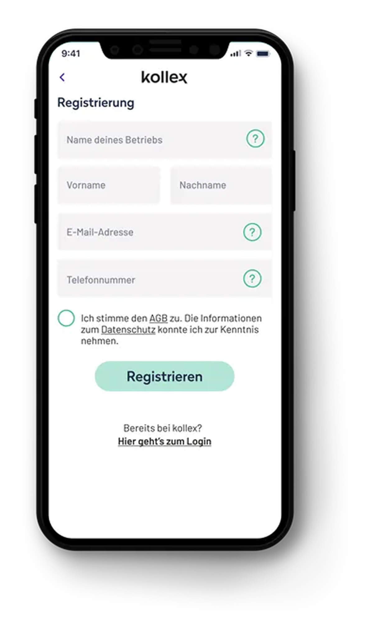 kollex-app-registrierung-smartphone-getraenke-michel